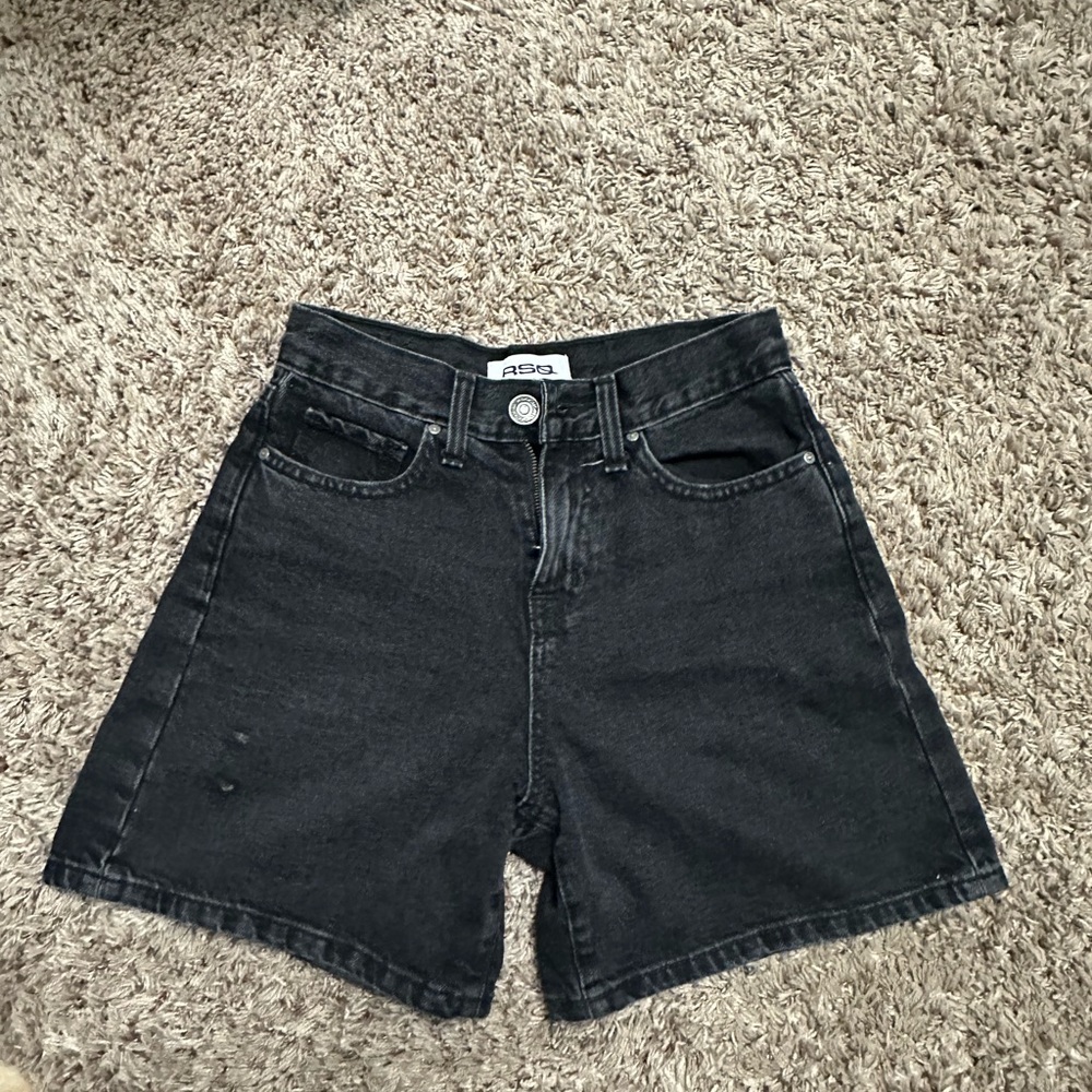 RSQ Black denim jean shorts